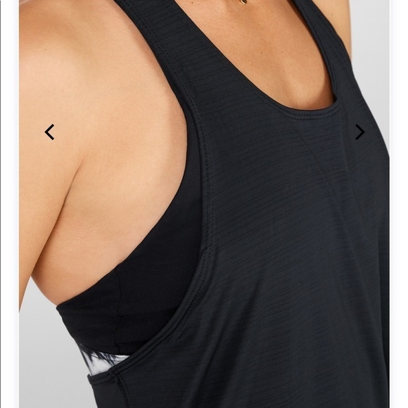 Fabletics Eco-conscious built in bra tank, black - Picture 5 of 7